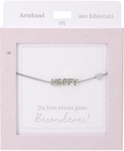 Depesche armband zilver vriendschap cadeau voor meisjes.