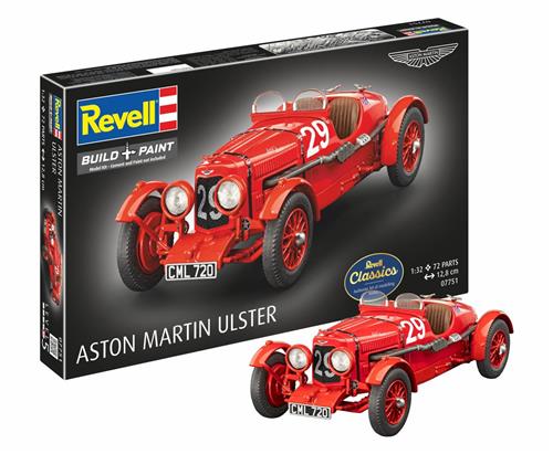 Revell Modelbouwpakket Militaire voertuigen - 07751 Aston Martin Ulster - Britse Klassieke Rauto Plastic - 1:32 - Modelbouw