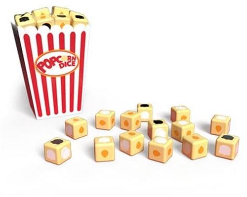Asmodee dobbelspel Popcorn Dice voor kinderen en families.