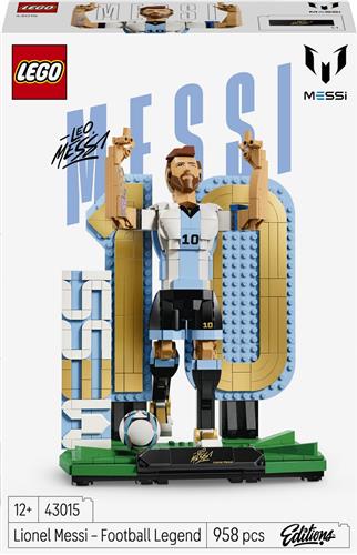 LEGO Editions Lionel Messi  Voetballegende Voetbal Speelgoed voor Kinderen - 43015