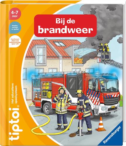 tiptoiÂ® boek Bij de brandweer