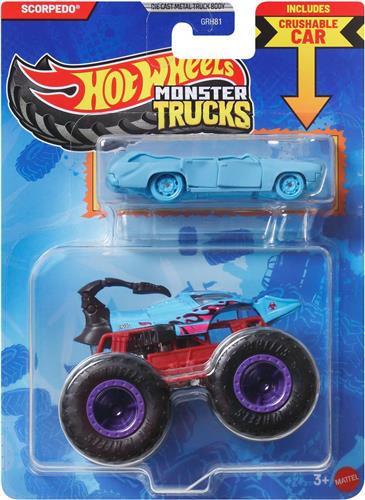 Hot Wheels Monster Trucks Auto - Scorpedo 2-delig inclusief kleine auto