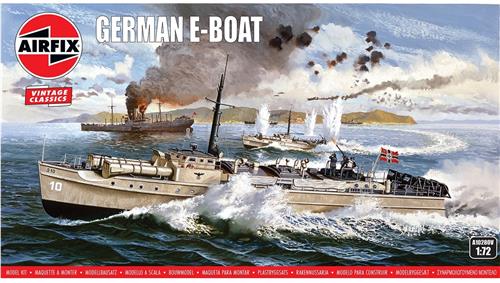 Airfix Modelbouwpakket Militaire voertuigen - 10280V E-Boat - Schnellboot S-10-klasse WWII - Duitse Snelboot Plastic - 1:72 - Modelbouw