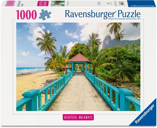 Ravensburger  Kleurrijke Brug in MaleisiÃ«  Legpuzzel  1000 Stukjes