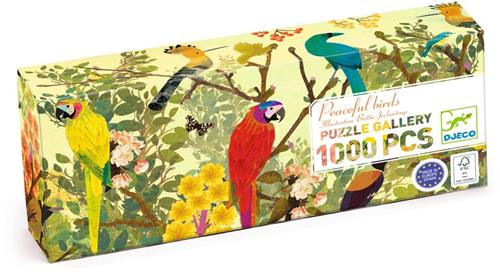 Peaceful birds - puzzel van 1000 stukjes - Panorama
