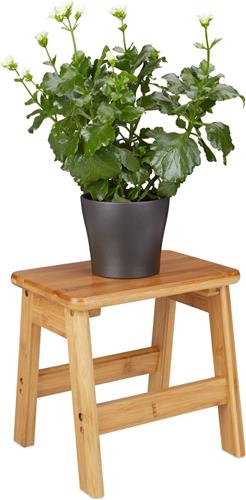 Bamboe kruk - opstapkruk - opstapje - houten krukje - voetenbank