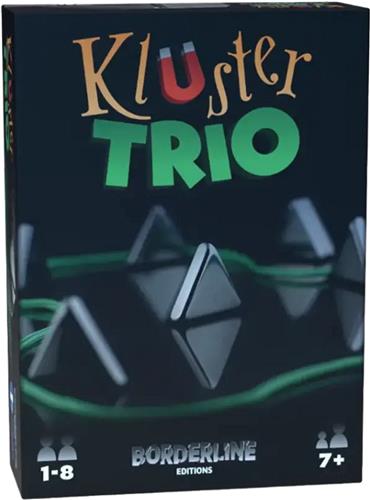 KLUSTER TRIO - GERONIMO GAMES - MAGNETIC SPEL - VANAF 7 JAAR OUD - VAN 1 TOT 8 SPELERS