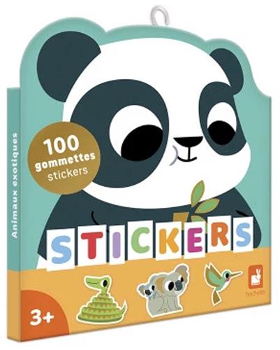 Janod Stickers - 100 stickers - Exotische dieren