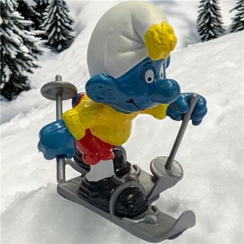 De smurfen - ski smurf - nr.40205 - Wintersport smurf - Speelfiguur - Schleich