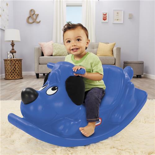 Little Tikes - Rocking Puppy - Schommelwip - Wipwap Voor Binnen en Buiten - Blauw
