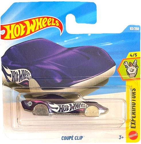 HOT WHEELS COUPÃ‰ CLIP KEYHANGER CHROME PURPER 93/250 HW EXPERIMOTORS 4/5 SHORT CARD 2026