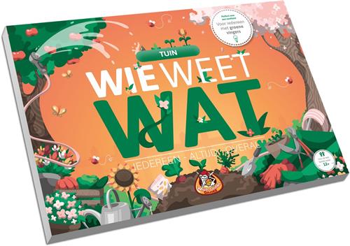 White Goblin Games - Wie Weet Wat: Tuin - Partyspel - 2 tot 10 spelers - Speelt snel en de uitleg is nÃ³g sneller - Wie Weet Wat speel je altijd, met iedereen en overal - Ideaal cadeau