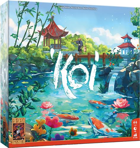 999 Games - Koi - toegankelijk familiespel - Bouw je eigen Japanse tuin!