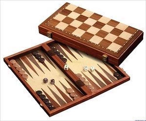 Schaak/Dam/Backgammon Kassette Veld 43 mm, Koningshoogte 75 mm Magnetisch