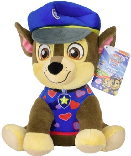 Chase - Paw Patrol Pluche Knuffel 28 cm - Speelgoed Knuffels voor Kinderen Jongens Meisjes - Hond Puppy Dog Plush Toy