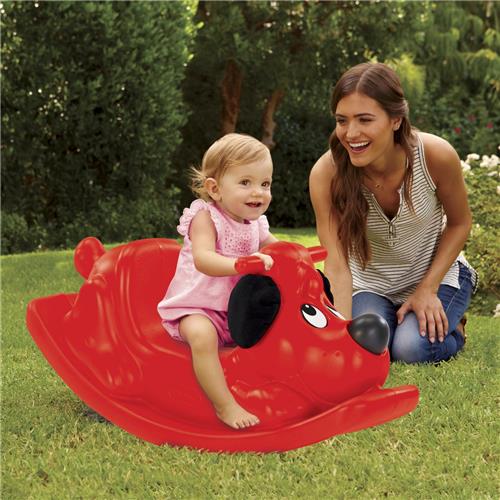 Little Tikes - Rocking Puppy - Schommelwip - Wipwap Voor Binnen en Buiten - Rood