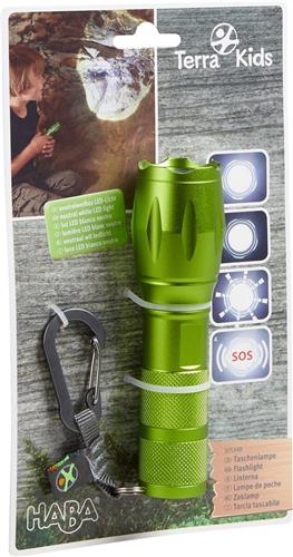 Haba Zaklamp Terra Kids Led 13 Cm Junior Aluminium Groen