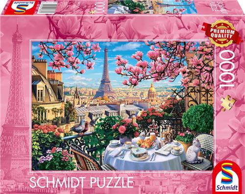 Schmidt - Legpuzzel - Ontbijt in Parijs - 1000 stukjes - Volwassenen - vanaf 12 jaar