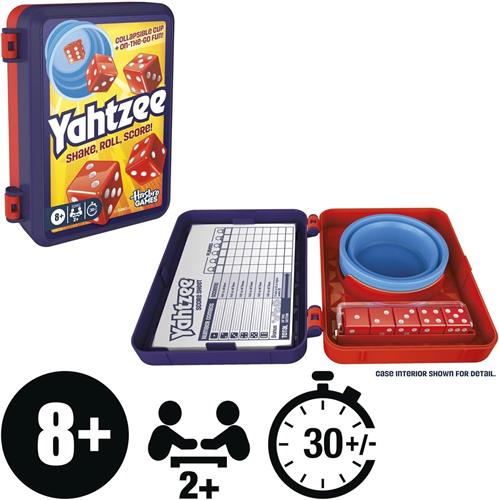 Hasbro dobbelspel Yahtzee - klassiek familiespel voor plezier.