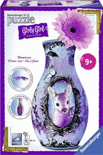 Ravensburger Animal trend Bloemenvaas - Girly Girl 3D puzzel - 216 stukjes