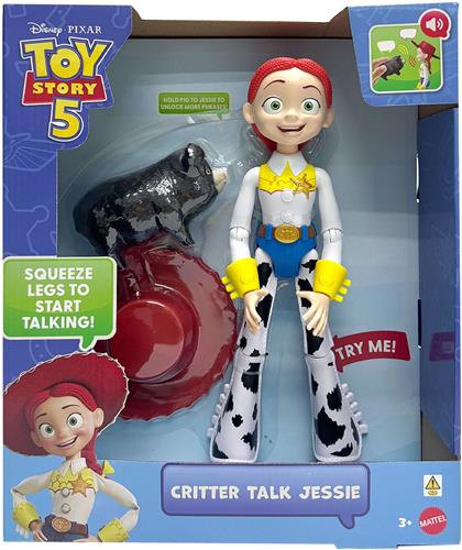 Disney en Pixar Toy Story 5 Beestenpraat Jessie - Actiefiguur van 30 cm en JD varken met 35 geluiden - Nederlands