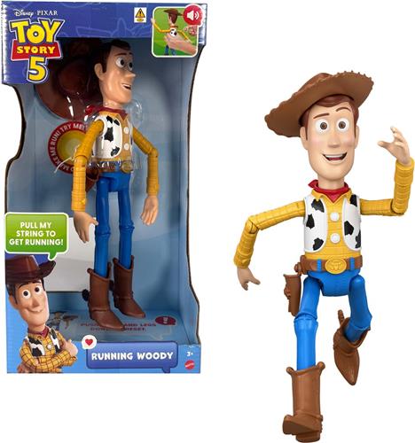 Disney en Pixar Toy Story 5 Rennende Woody actiefiguur van 30 cm - Meer dan 50 geluiden - Frans