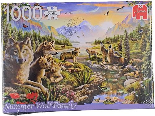 Jumbo Puzzel Summer Wolf Family 1000 stukjes