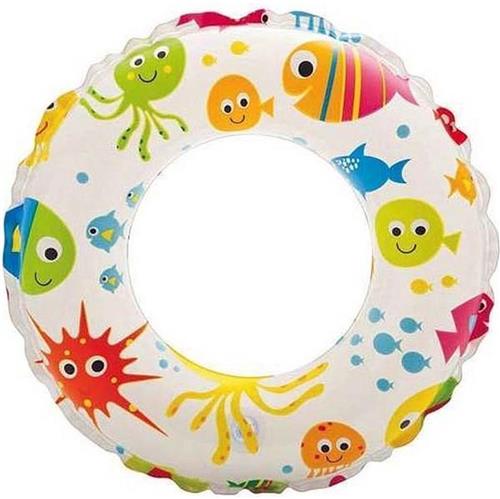 Intex - Zwemband / Zwemring- Transparant - Zeedieren Print - 61cm
