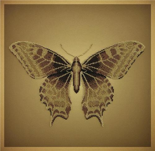 MiniArt Crafts, Golden Butterfly, 40x40 cm (nivo: moeilijk)
