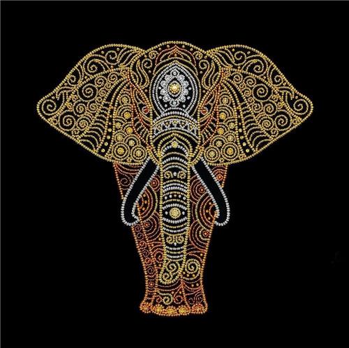 MiniArt Crafts, Golden Elephant, 40x40cm (nivo: standaard)