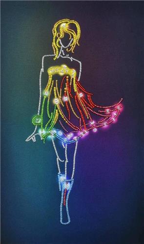 MiniArt Crafts, Neon Fashion, 24x40 cm (nivo: makkelijk)