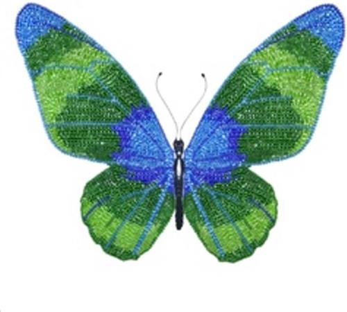 MiniArt Crafts, Green Butterfly, 40x40 cm (nivo:standaard)