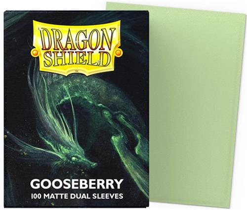 Dragon Shield - Matte Dual Sleeves Gooseberry 100x