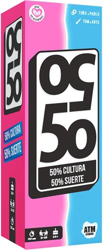 Asmodee 50 50, Kaartspel, Leren, 14 jaar, 30 min
