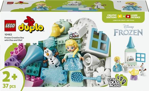 LEGOÂ® DUPLOÂ®  Disney Frozen Creatieve Doos met Elsa en Olaf - Bouwset voor Peuters - Creatief Fantasie- en Leerspeelgoed - Cadeautip voor Jongens en Meisjes Vanaf 2 Jaar - 10462