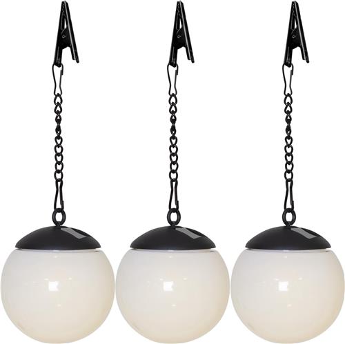 Star Trading buitenhanglamp op zonne-energie, globe