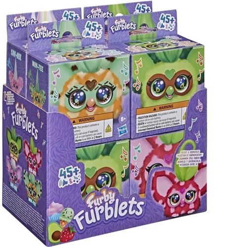 Hasbro pluche speelgoed Furblets Foodies - kleurrijke knuffelvriend.