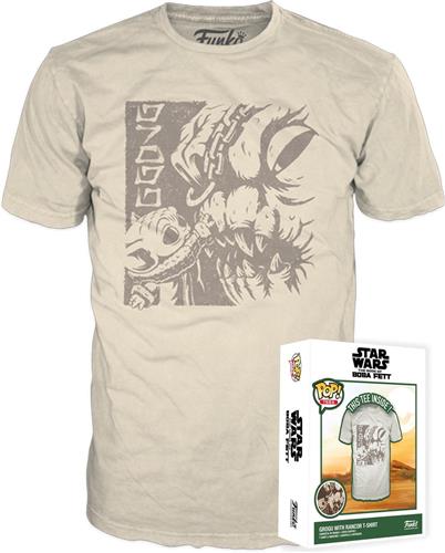 Funko Boxed Tee: Star Wars: The Mandalorian - Grogu (with Rancor) - M
