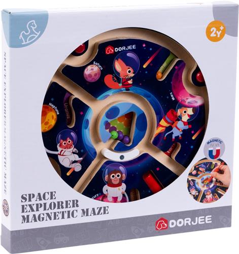 Dorjee magnetisch labyrinth met ruimte thema