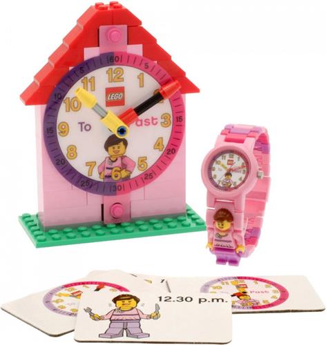 Lego Time Teacher Klok En Horloge Meisjes Roze