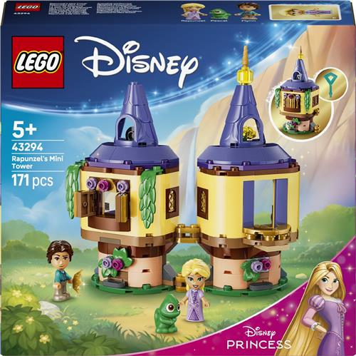LEGOÂ®  Disney Princess Rapunzels Minitoren - Bouwspeelgoed voor Kinderen - Speelset met Rapunzel, Flynn en Pascal - Disney Cadeautip voor Meisjes en Jongens Vanaf 5 Jaar - 43294