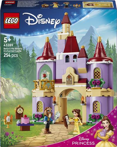 LEGOÂ®  Disney Princess Het Betoverde Kasteel van Belle en het Beest - Bouwspeelgoed met Belle, het Beest, LumiÃ¨re en Pendule - Cadeautip voor Kinderen Vanaf 5 Jaar - 43289