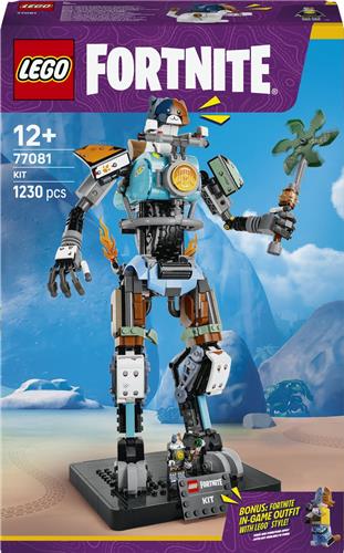 LEGOÂ® FortniteÂ® KIT - Bouwset voor Kinderen - Cadeau voor Gamers - Figuur met Verstelbare Armen - Fortnite Speelgoed met een KIT Minifiguur en Power Claw Accessoire - 77081