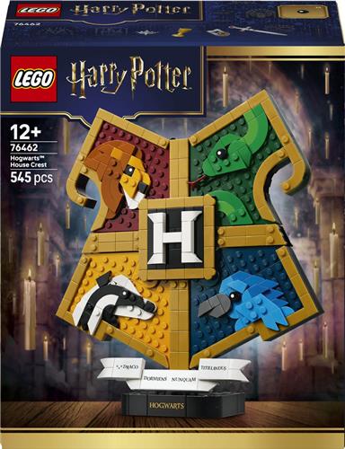 LEGOÂ® Harry Potter Zweinstein Afdelingswapen Bouwspeelgoed - Displaymodel met Standaard - Ontdek Verborgen Voorwerpen - Harry Potter Cadeau voor Kinderen en Fans Vanaf 12 Jaar - 76462
