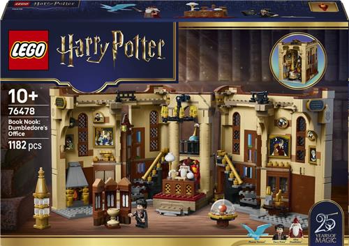 LEGOÂ® Harry Potter Boekensteun: Het Kantoor van Perkamentus - Bouwset voor Spelen en Neerzetten - Magische Zweinstein Decoratie - Cadeau voor Kinderen Vanaf 10 Jaar - 76478
