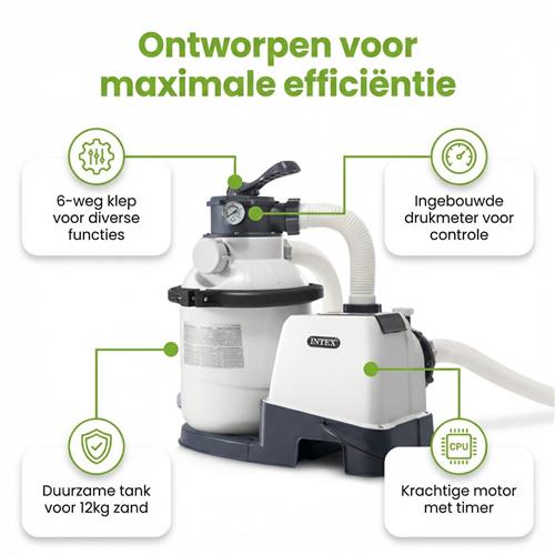 Intex Rechthoekig Ultra XTR Frame Zwembad - 549 x 274 x132 cm - Inclusief Pomp - Ladder - Grondzeil - Afdekzeil - Onderhoudspakket - Vloertegels - 9-delig