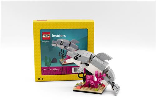 LEGO 5010075 / 6632154 Insiders - Minidolfijn op standaard / Dolphin