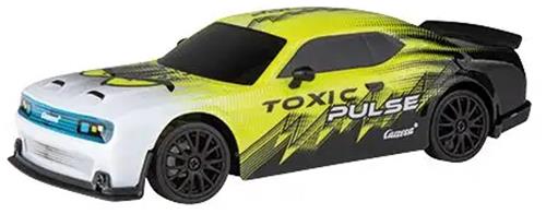 Carrera RC drift auto - 2,4GHz Toxic Pulse met LED verlichting.