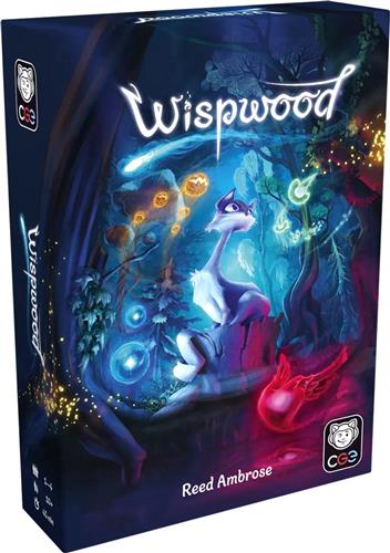 Asmodee bordspel Wispwood magisch familiespel strategisch puzzelspel.
