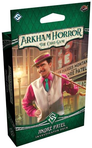 Asmodee Arkham Horror kaartspel AndrÃ© Patel deck uitbreidingsset.